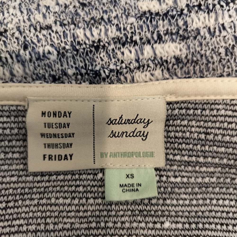 Saturday Sunday Anthropologie Flora Printed Sweatshirt XS Oversize dolman Sleeve - Picture 9 of 11